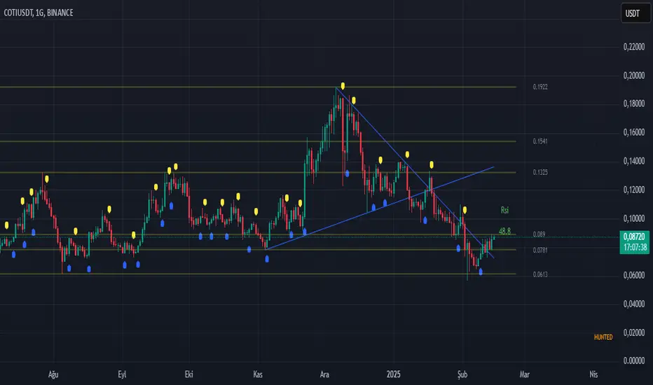 COTI günlükte trend kırdı fikir